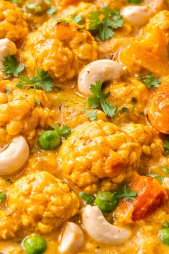 Easy Slow Cooker Vegan Korma with Vegetables