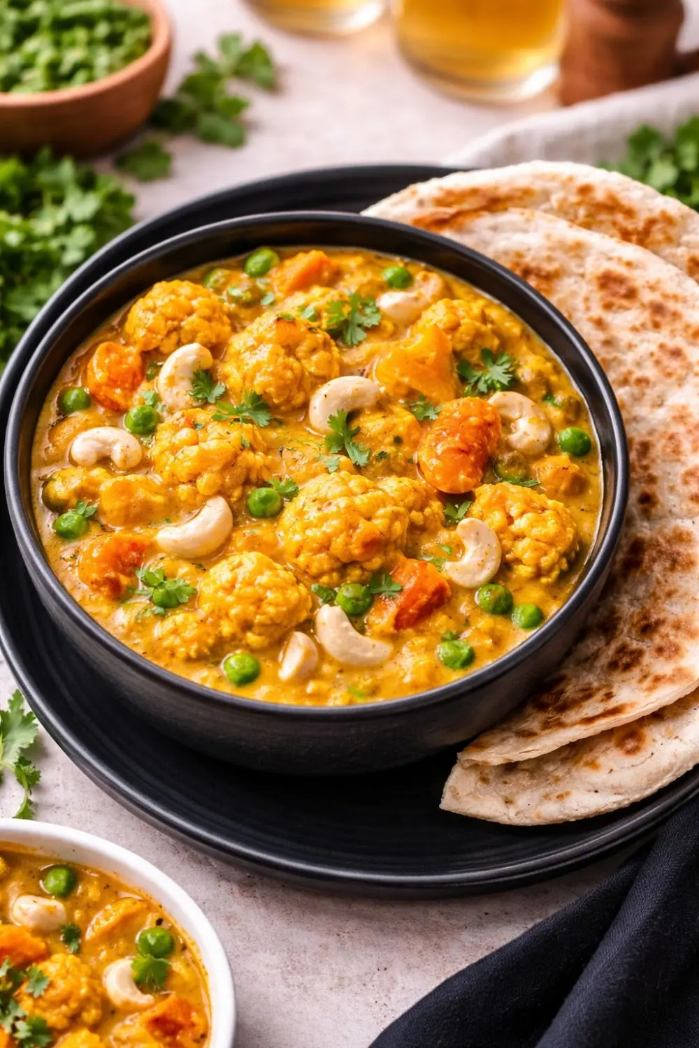 Easy Slow Cooker Vegan Korma with Vegetables