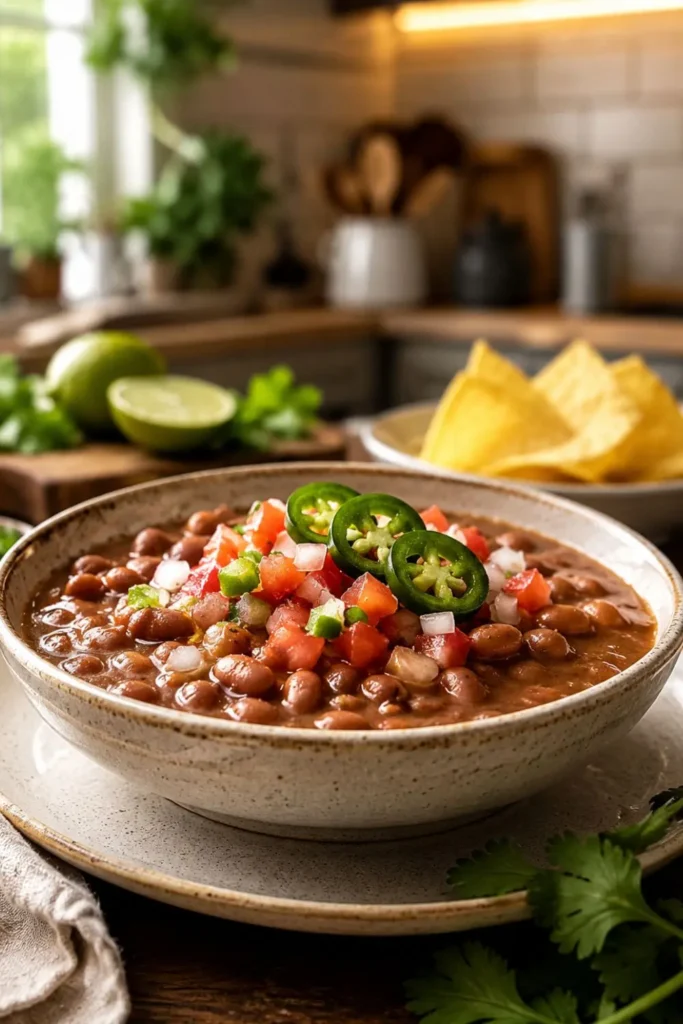 Easy Slow Cooker Vegan Pinto Bean Stew