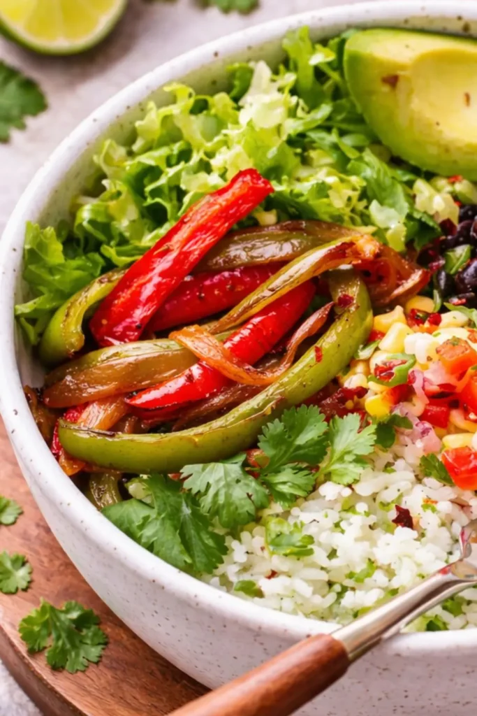 Easy Vegan Crockpot Burrito Bowls