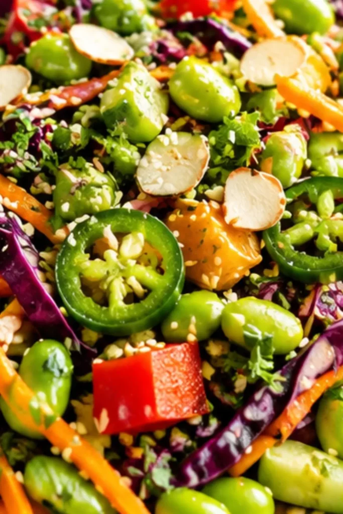 Easy Vegan Edamame and Veggie Breakfast Bowl