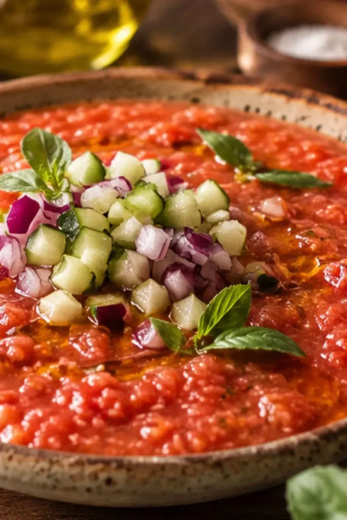 Easy Vegan Gazpacho Breakfast Cups