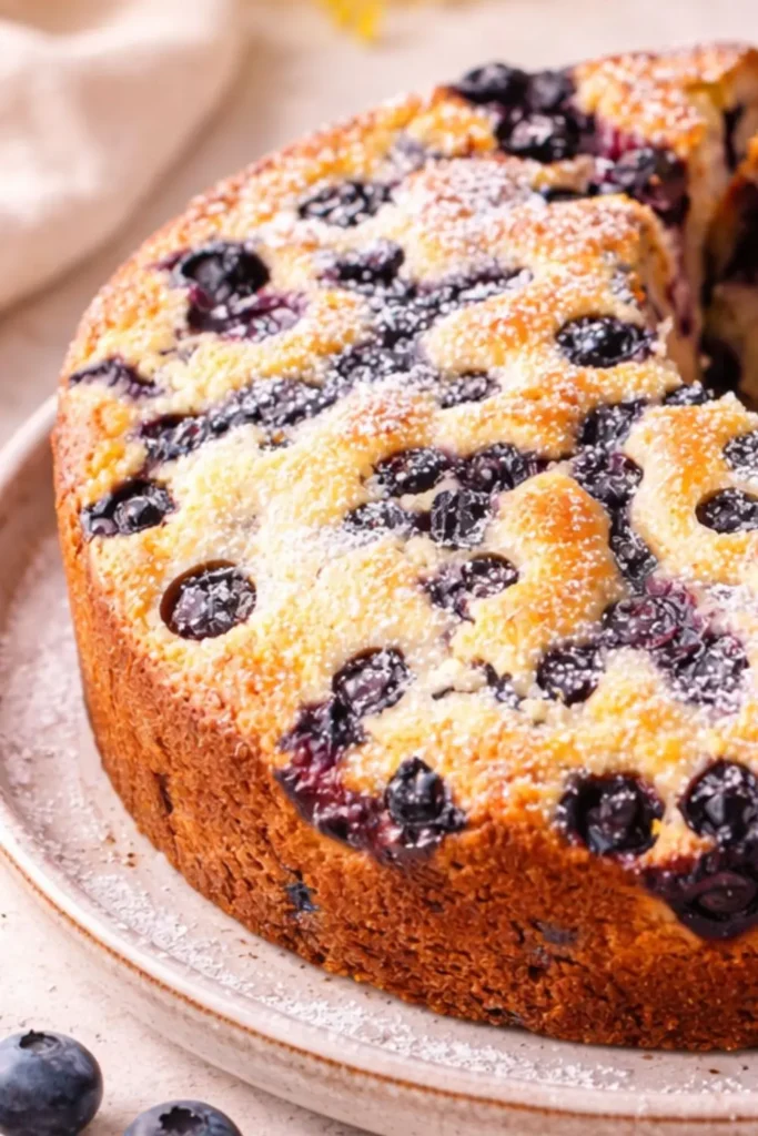 Easy Vegan Lemon Blueberry Loaf Cake