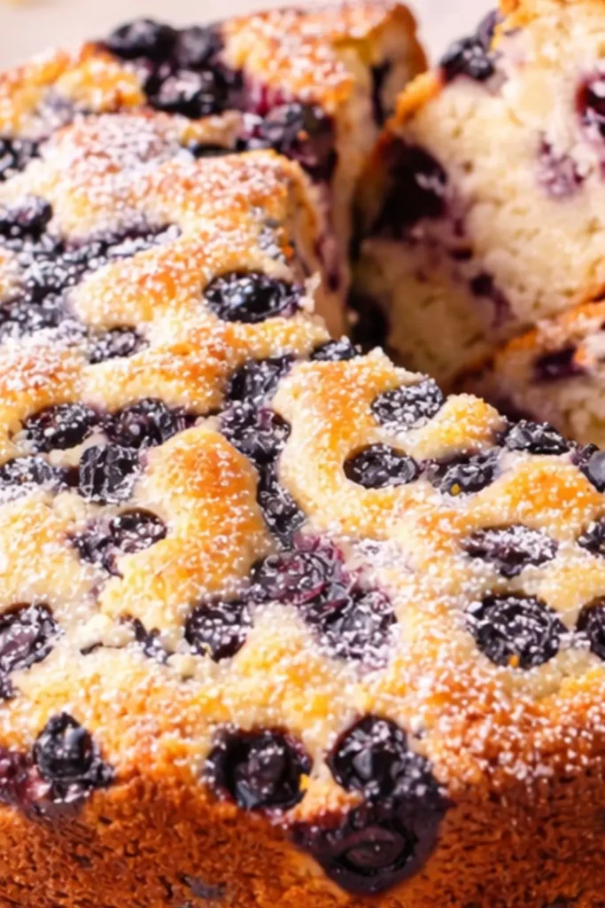 Easy Vegan Lemon Blueberry Loaf Cake