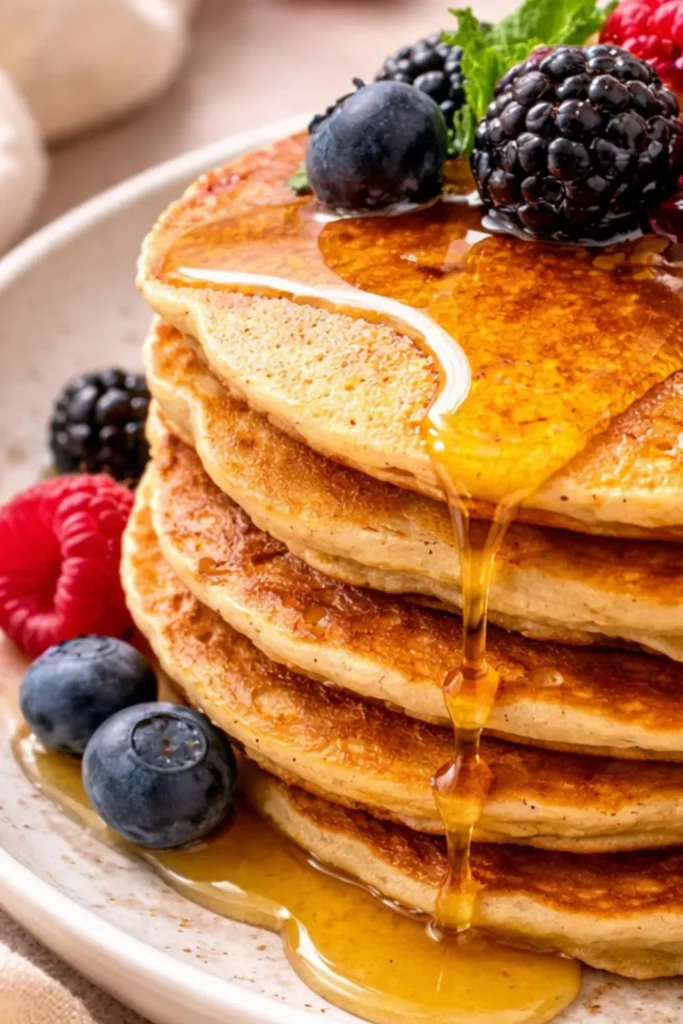 Easy Vegan Lemon Ricotta Pancakes