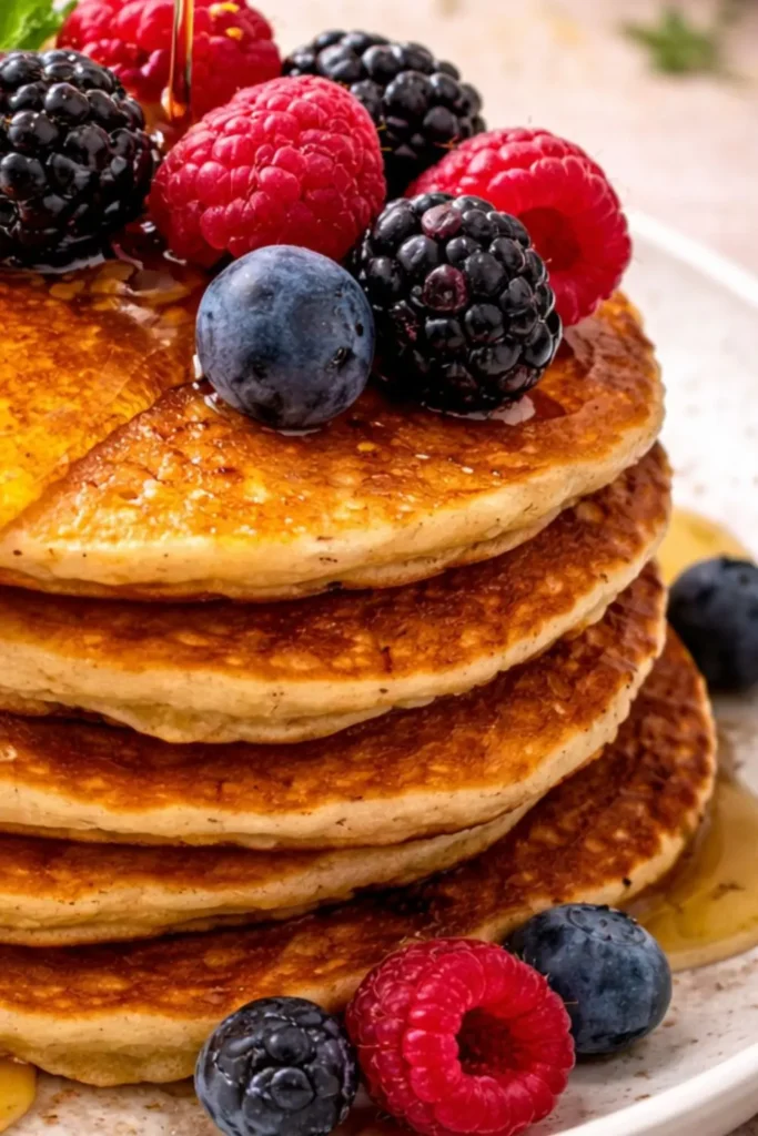 Easy Vegan Lemon Ricotta Pancakes
