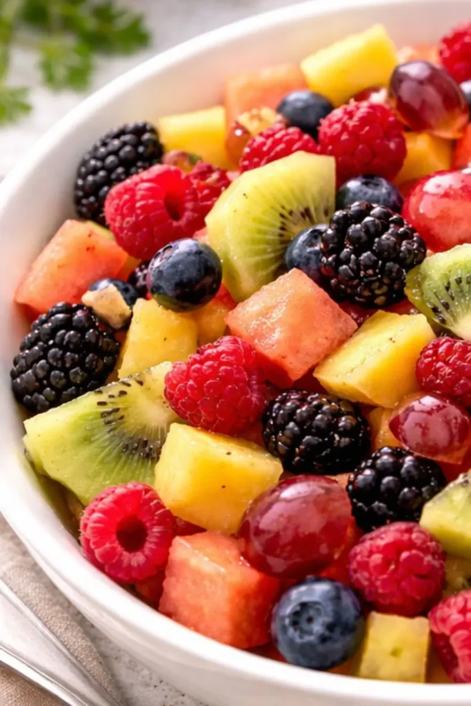 Easy Vegan Mimosa Fruit Salad