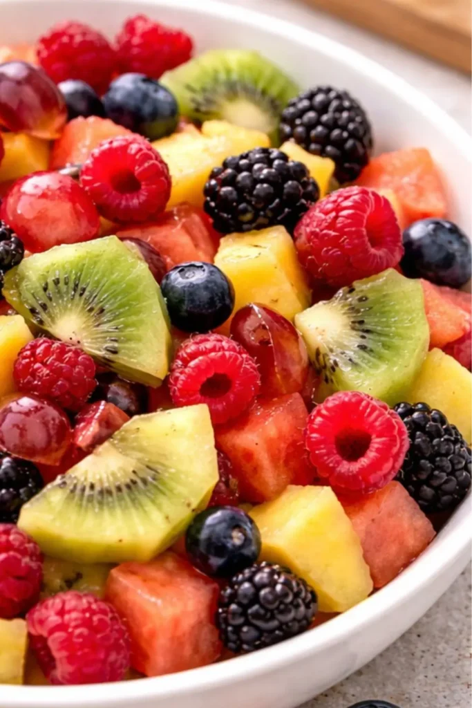 Easy Vegan Mimosa Fruit Salad