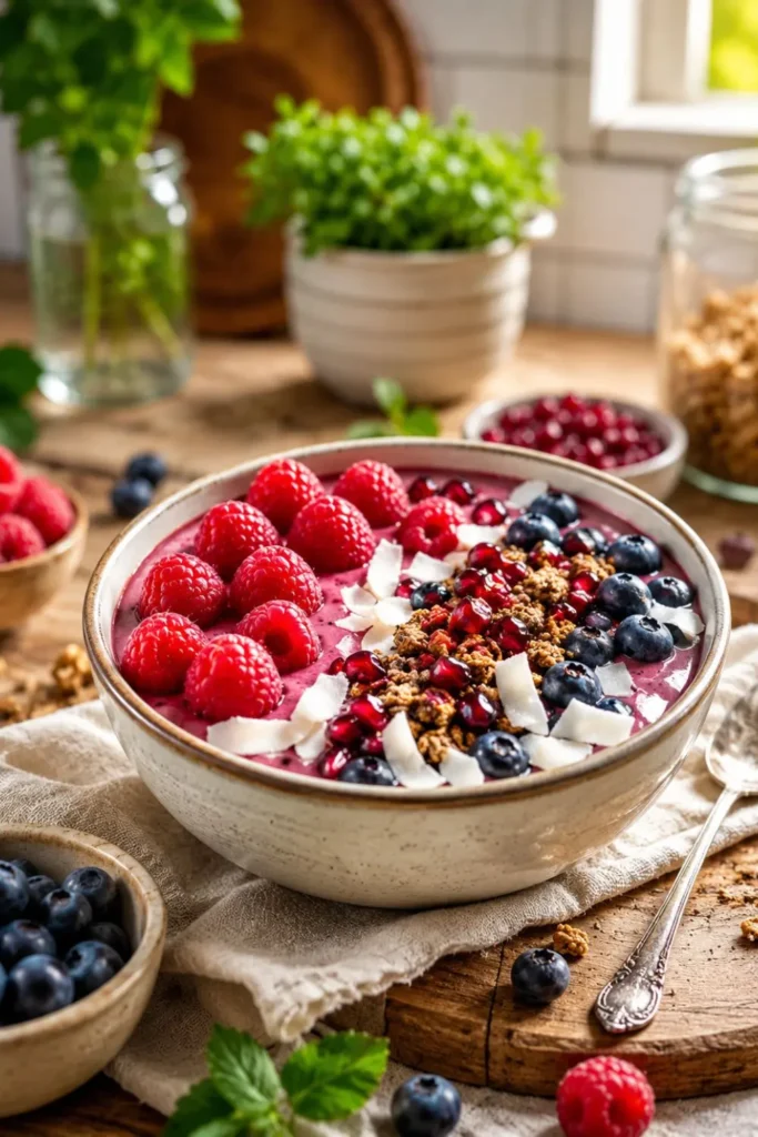Easy Vegan Paleo Breakfast Bowl with Coconut Yogurt