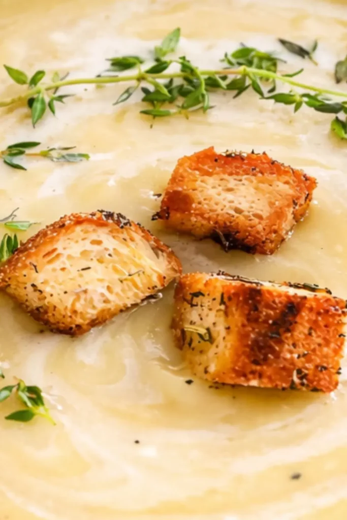Easy Vegan Potato Leek Soup in the Slow Cooker