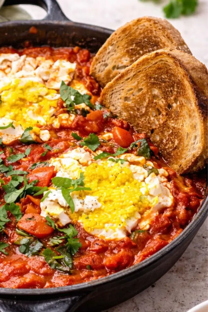 Easy Vegan Shakshuka with Summer Tomatoes
