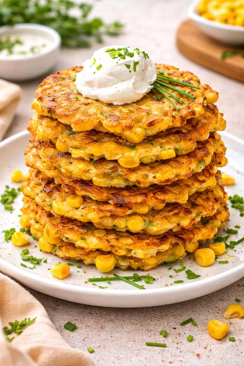 Easy Vegan Summer Corn Fritters (Crispy and Light!)