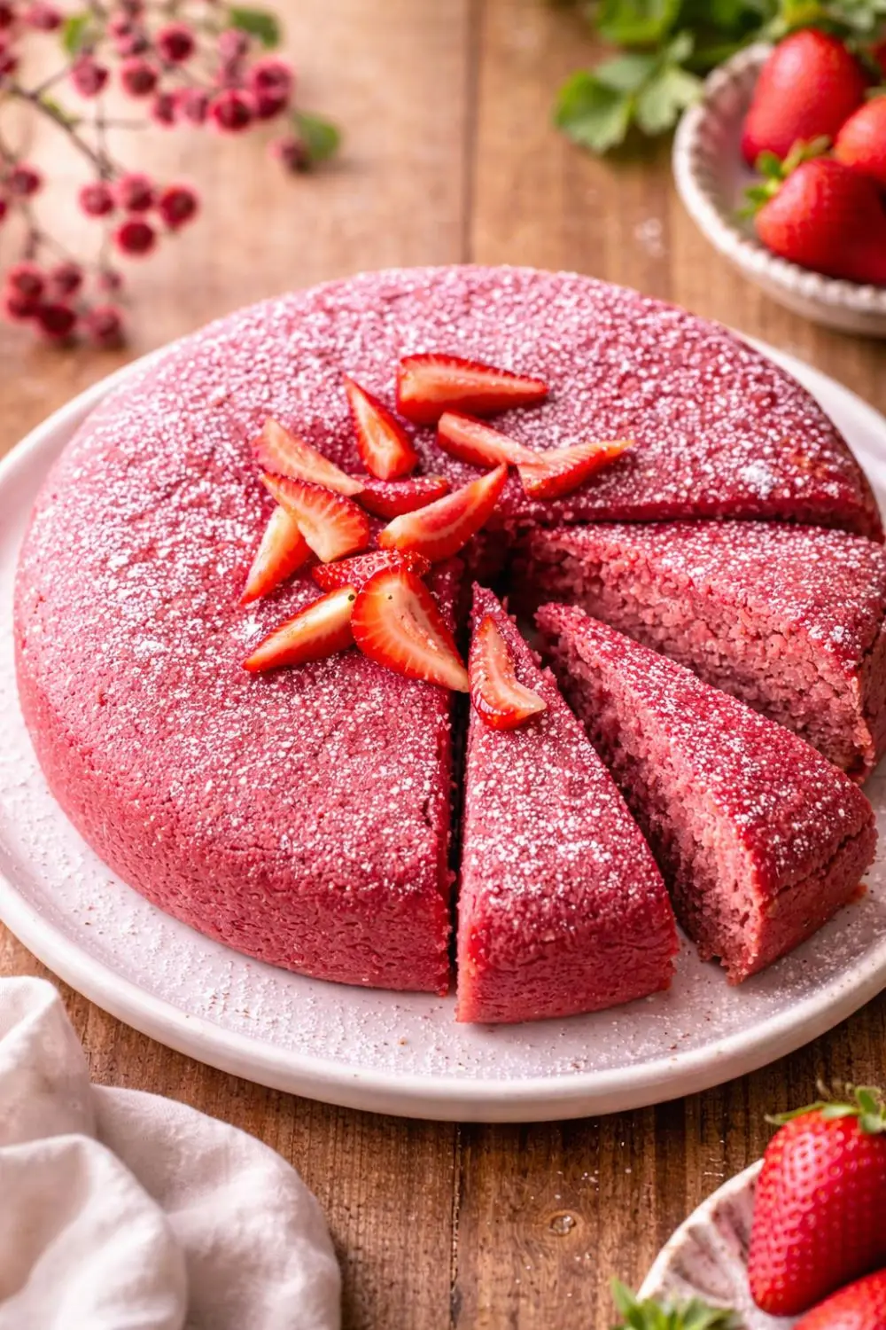 Gluten Free Strawberry Cake
