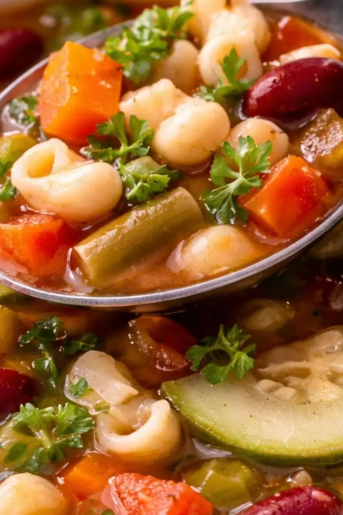 Healthy Slow Cooker Vegan Minestrone Soup