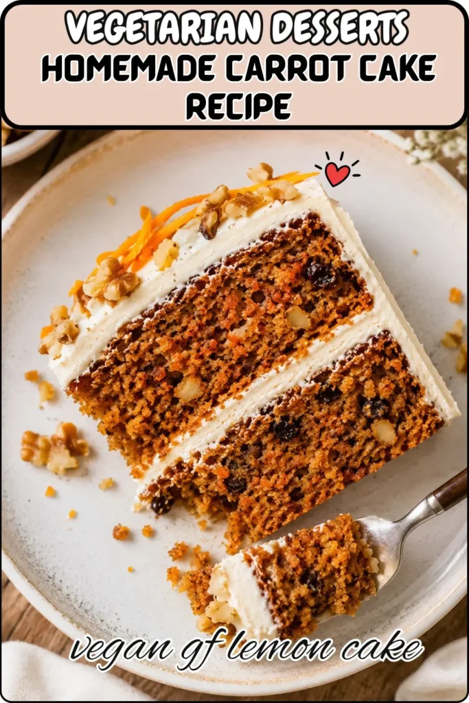 Homemade Carrot Cake Recipe