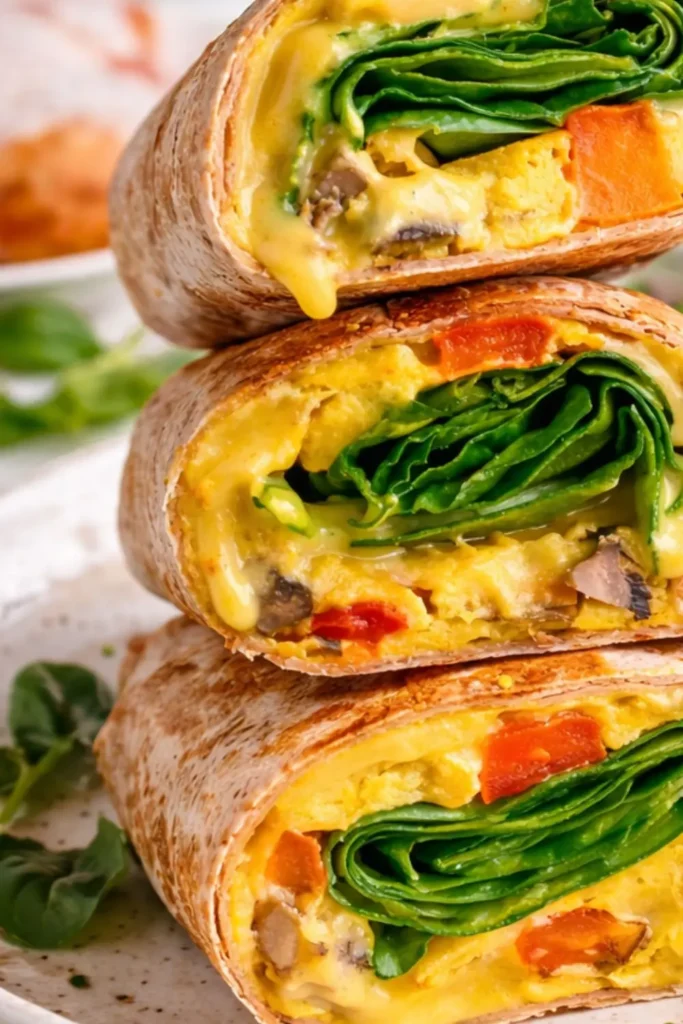 Simple Plant-Based Avocado Egg-Free Breakfast Burritos