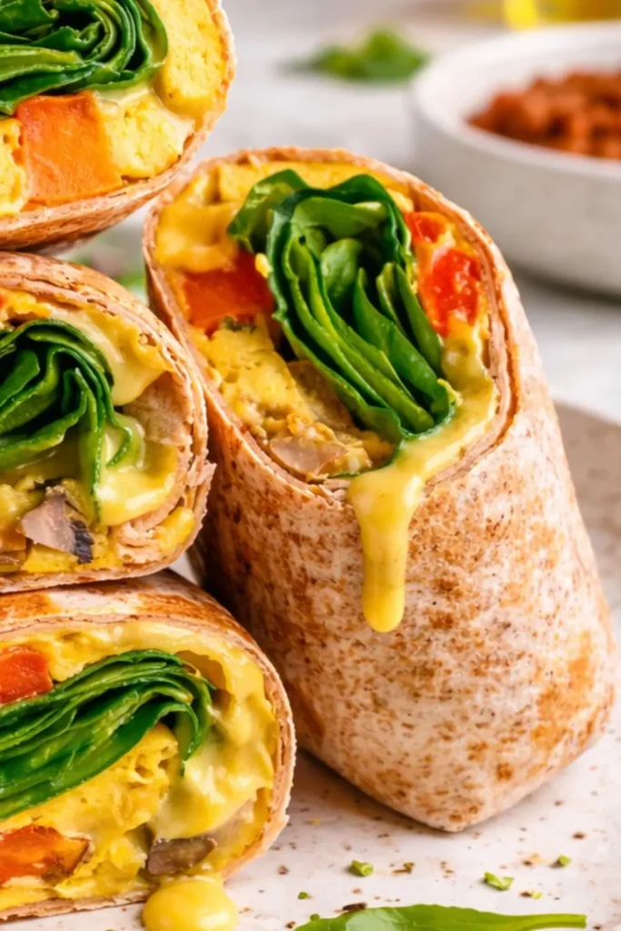 Simple Plant-Based Avocado Egg-Free Breakfast Burritos
