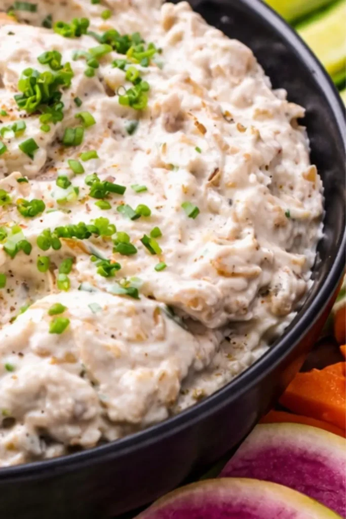 Slow Cooker Vegan Caramelized Onion Dip