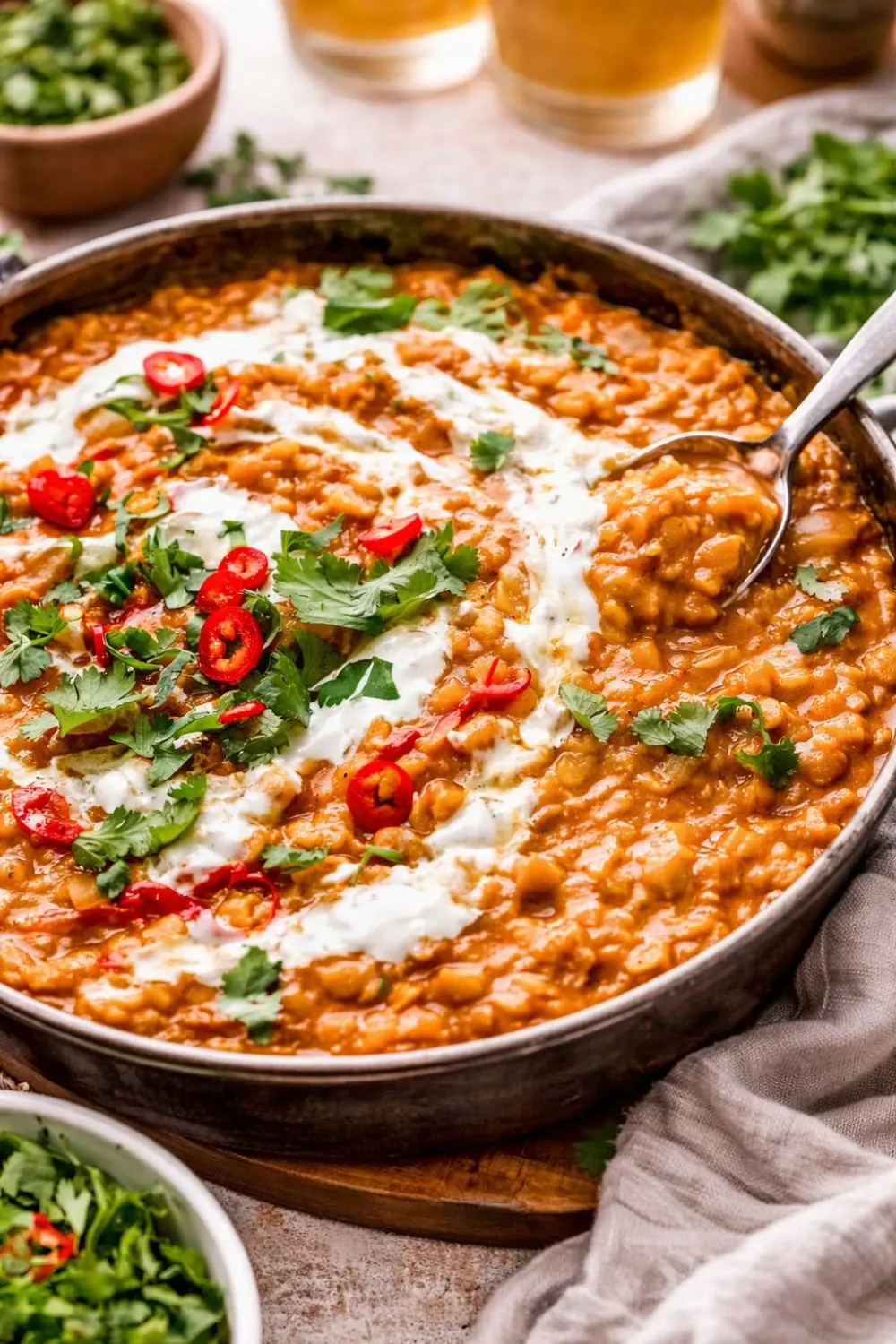 Slow Cooker Vegan Gluten-Free Red Lentil Curry