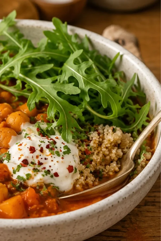 Slow Cooker Vegan Moroccan Chickpea Stew