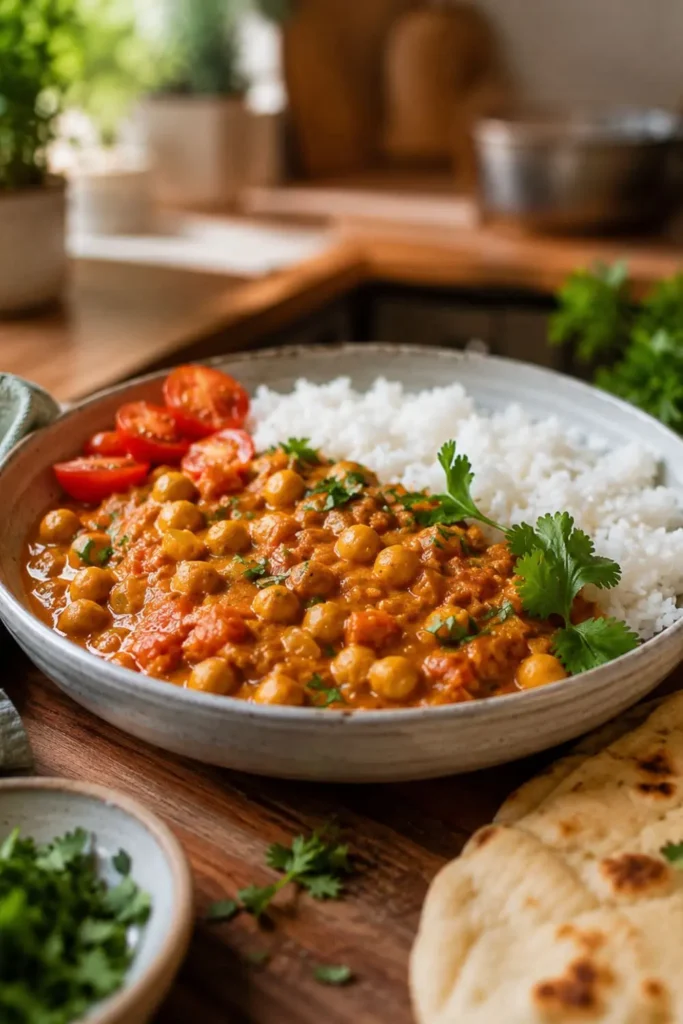 Dump-and-Go Vegan Chickpea Marsala