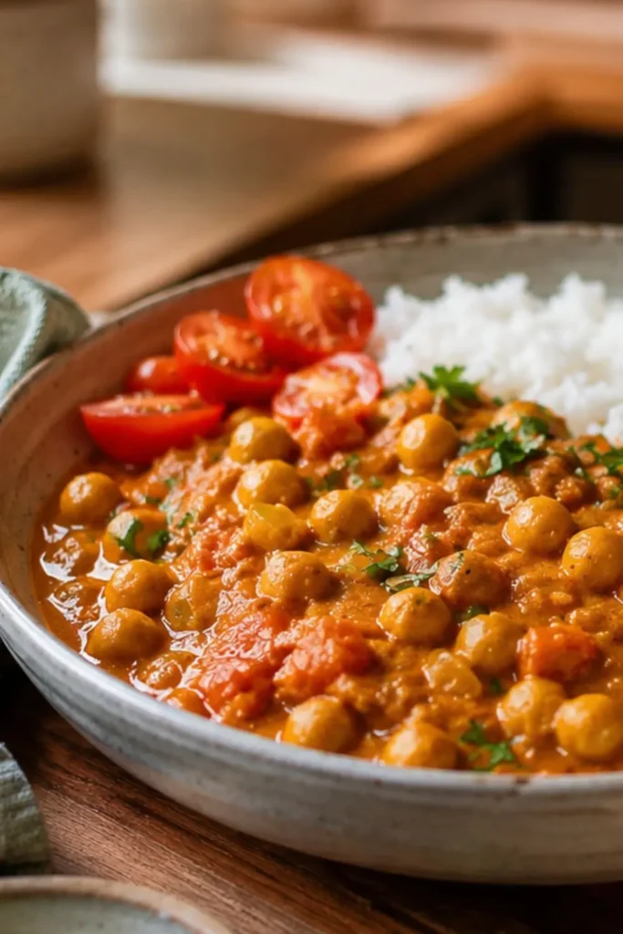 Dump-and-Go Vegan Chickpea Marsala