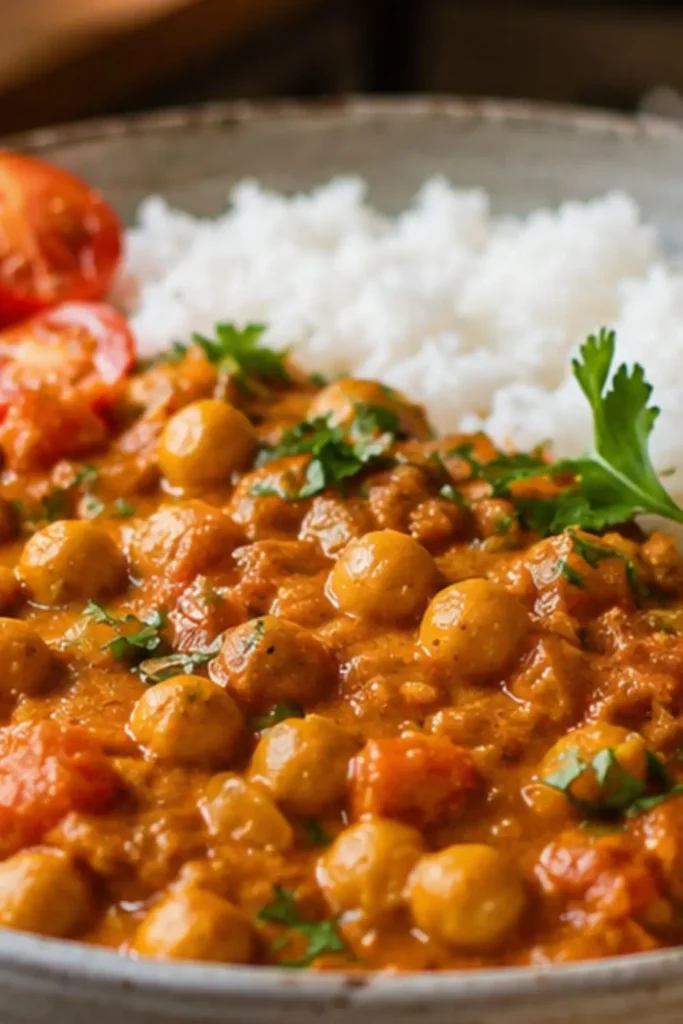 Dump-and-Go Vegan Chickpea Marsala