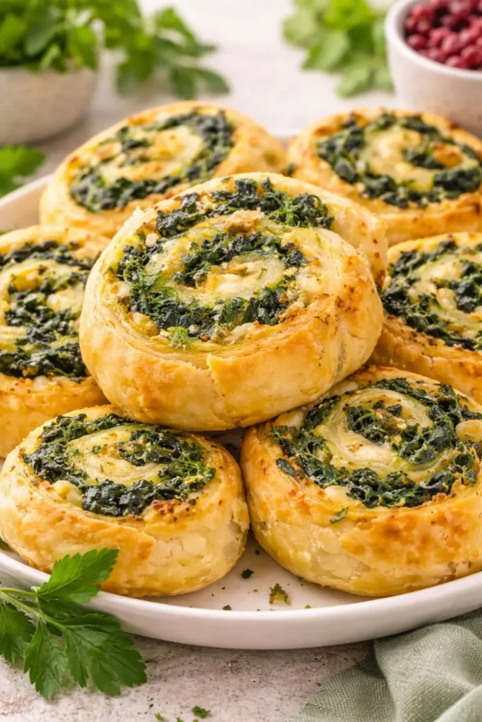 Spinach and Feta Pinwheels
