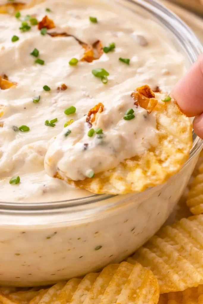 The Best Vegan French Onion Dip (Cashew-Based)