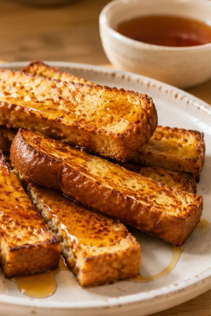 Vegan Air Fryer French Toast Sticks