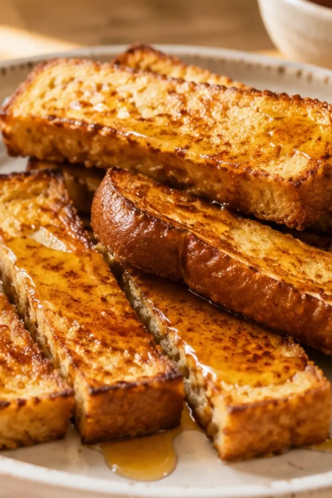 Vegan Air Fryer French Toast Sticks