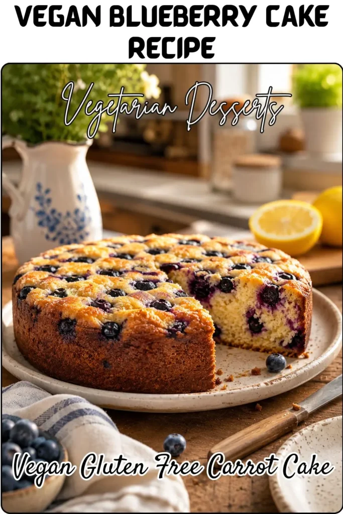 Vegan Blueberry Cake Recipe