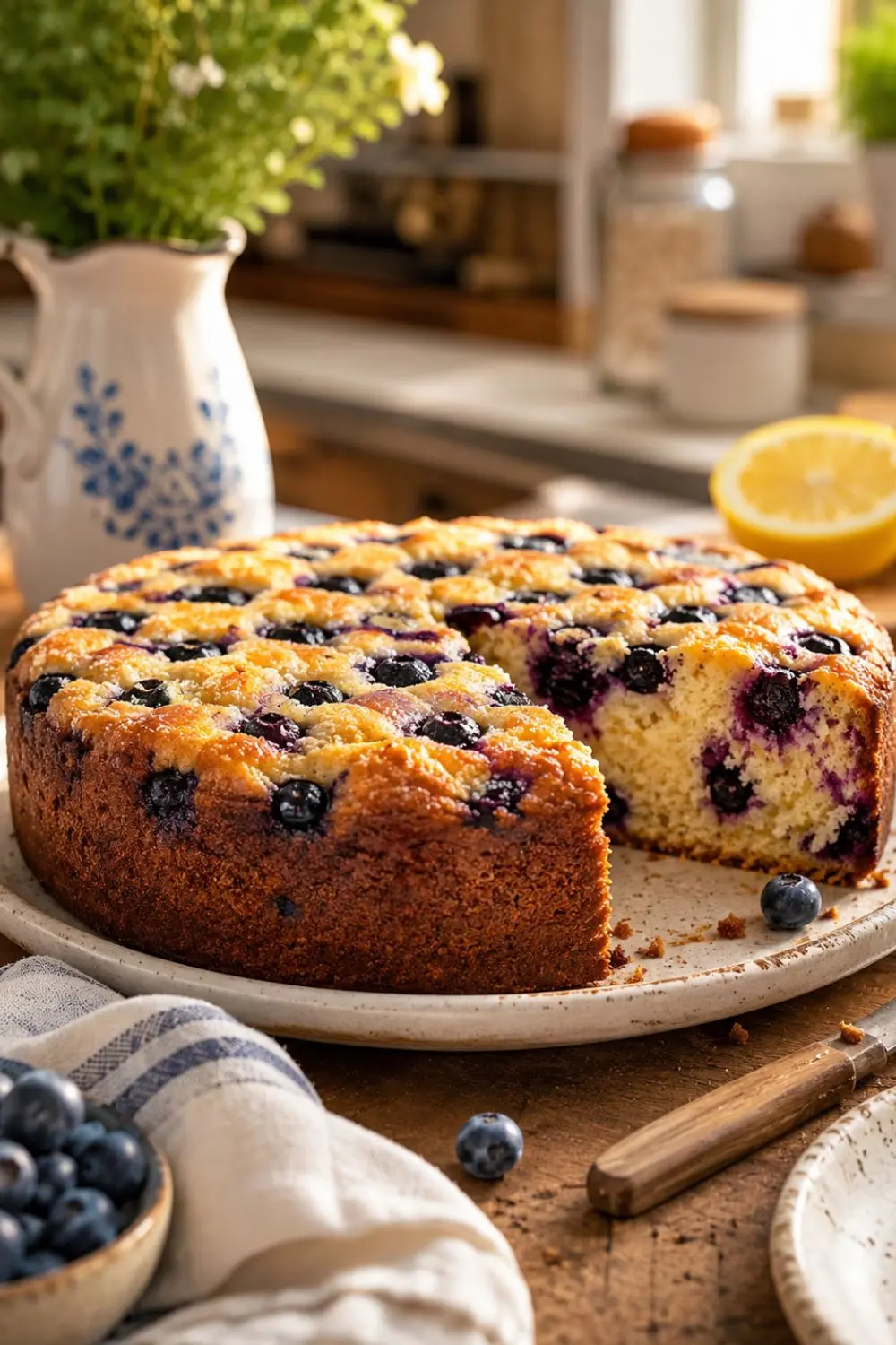 Vegan Blueberry Cake Recipe