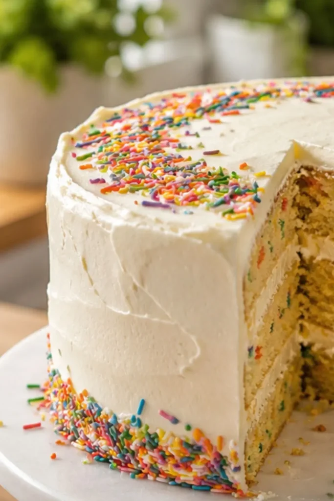 Vegan Funfetti Cake