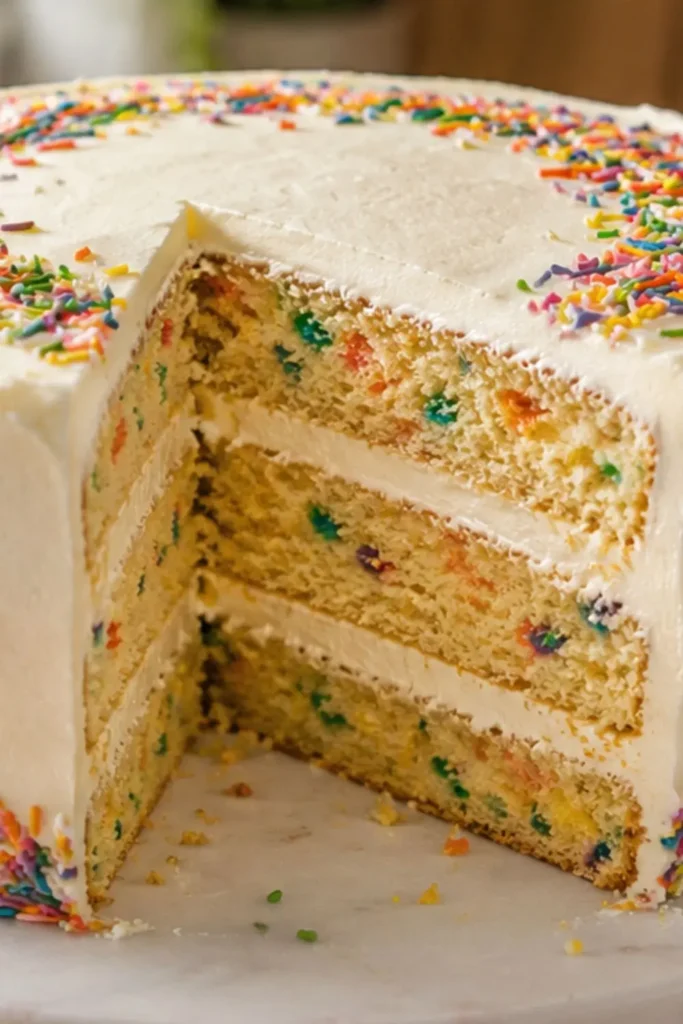 Vegan Funfetti Cake