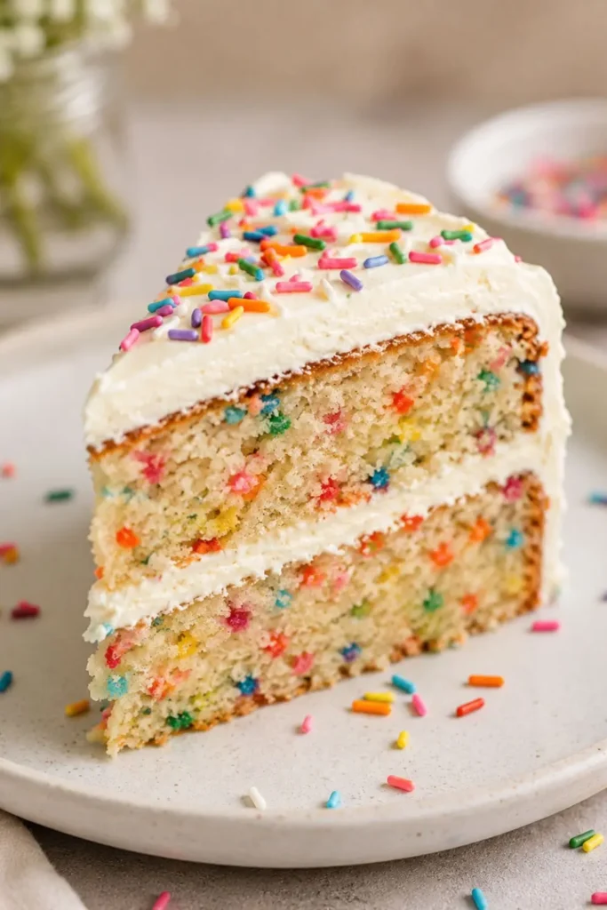 Vegan Funfetti Cake