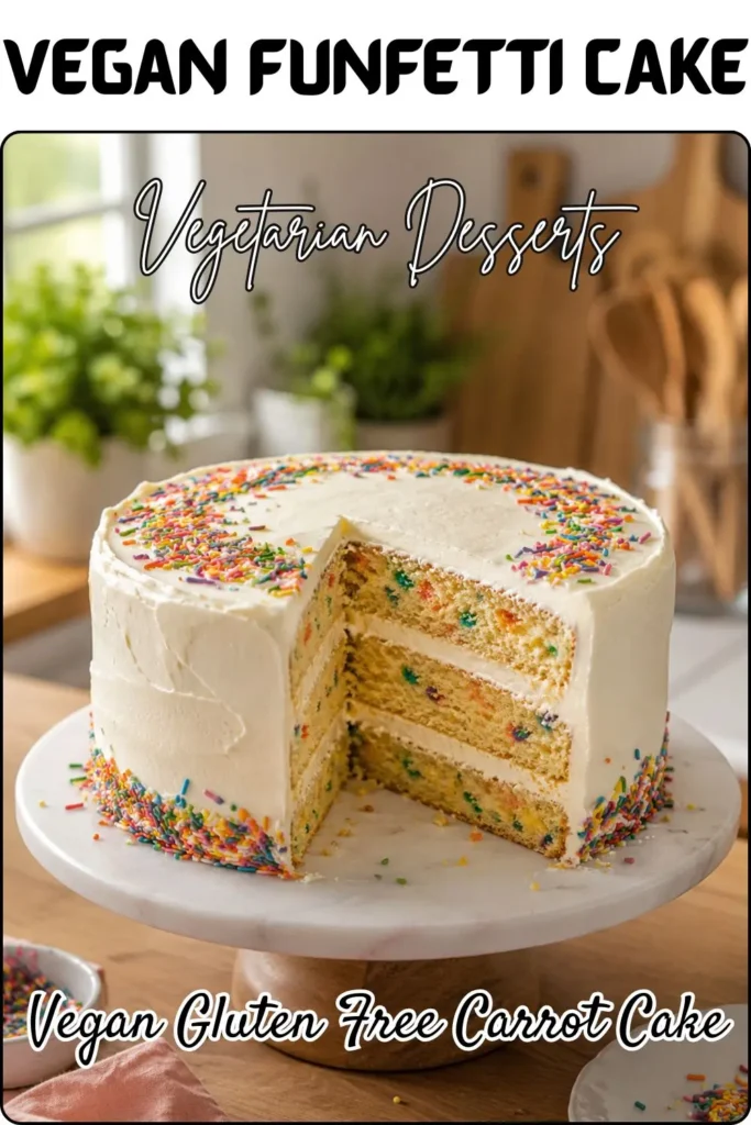 Vegan Funfetti Cake