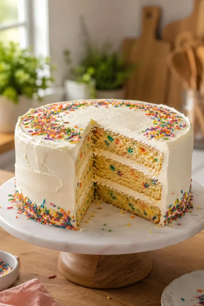 Vegan Funfetti Cake