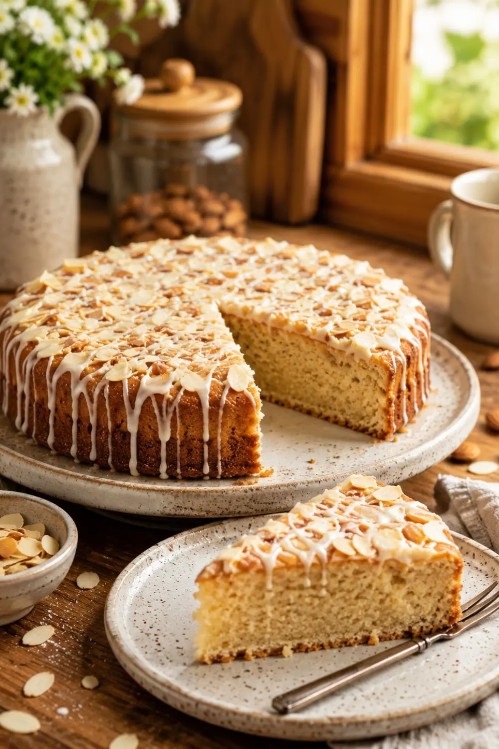Vegan Gluten-Free Almond Cake