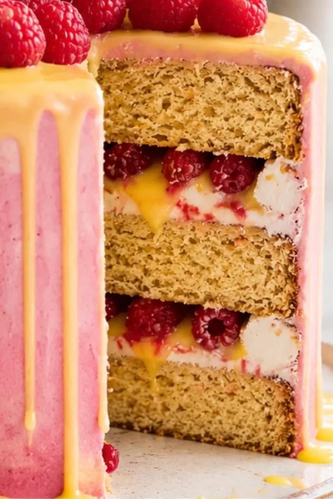 Vegan Raspberry Cake