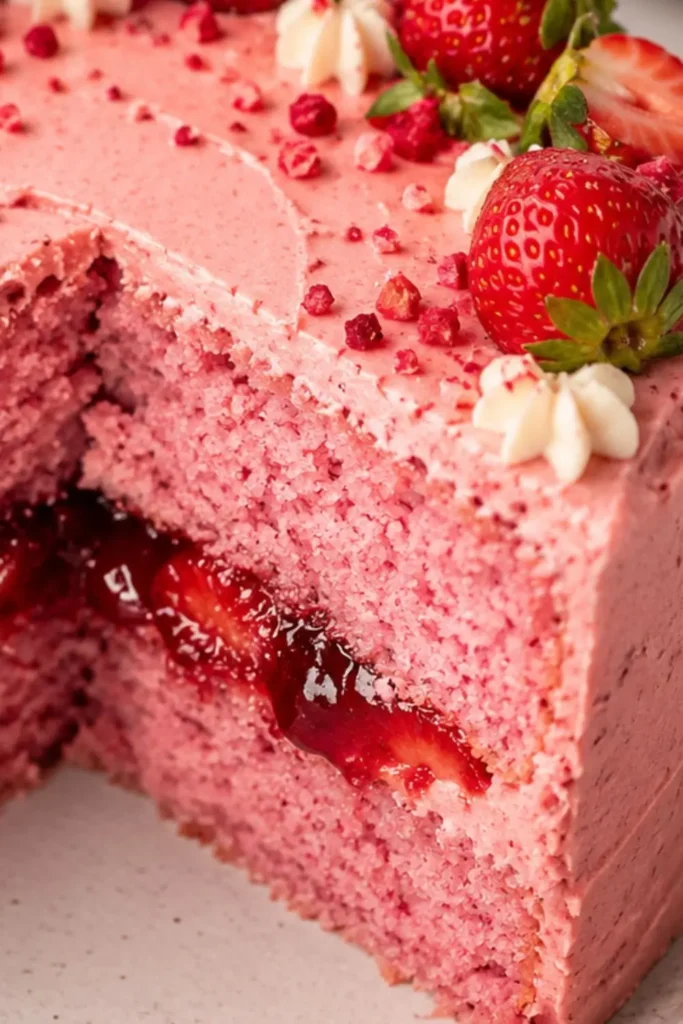 Vegan Strawberry Cake