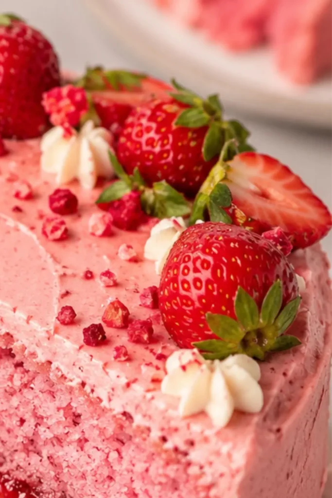 Vegan Strawberry Cake