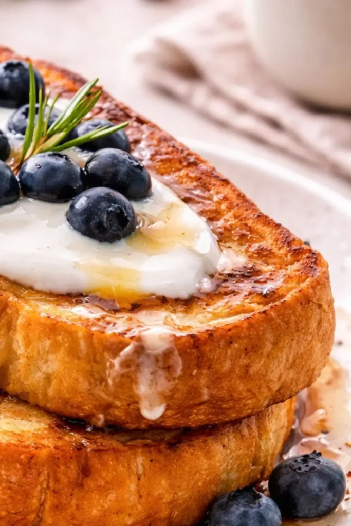 Vegan Stuffed French Toast Brunch Platter