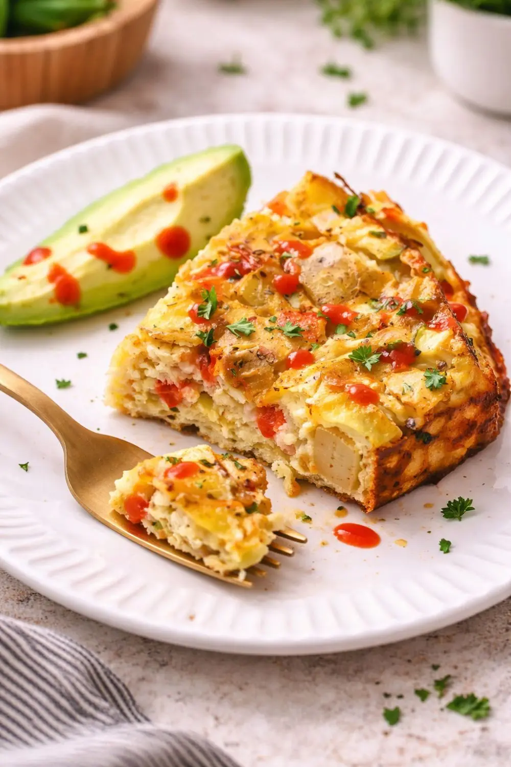 Vegan Summer Veggie Breakfast Frittata
