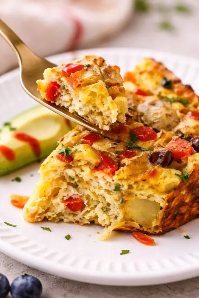 Vegan Summer Veggie Breakfast Frittata