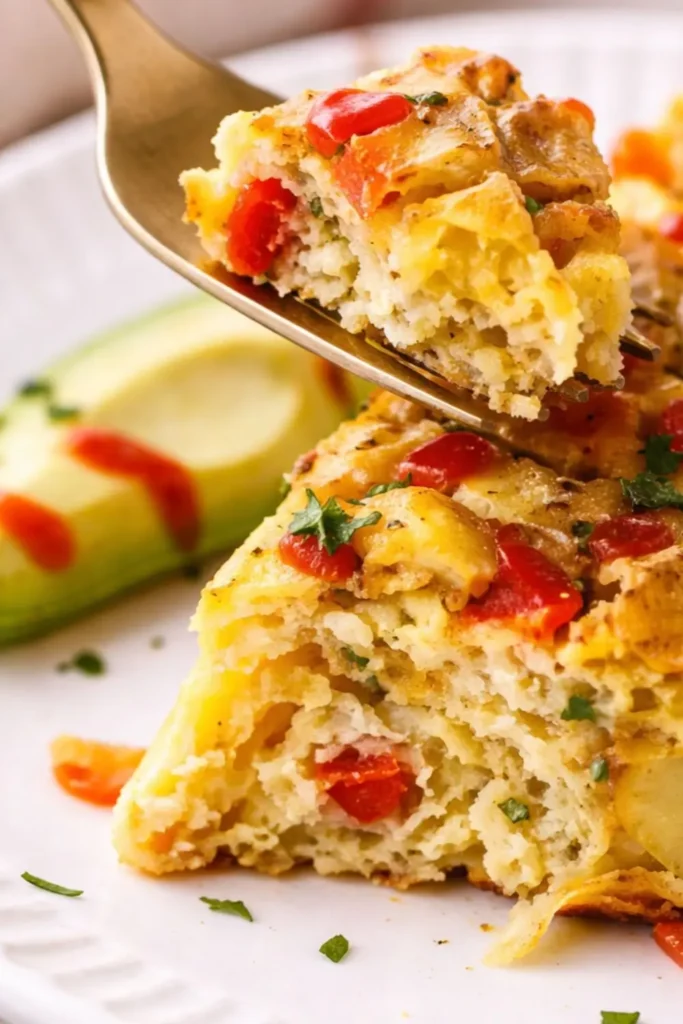 Vegan Summer Veggie Breakfast Frittata