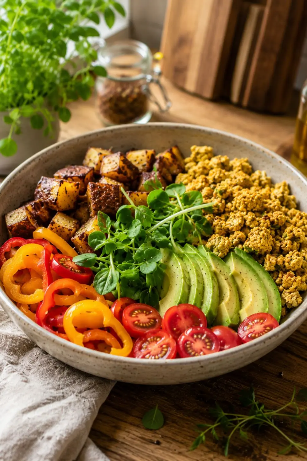 Vegan Whole 30 Compliant Summer Breakfast Bowl