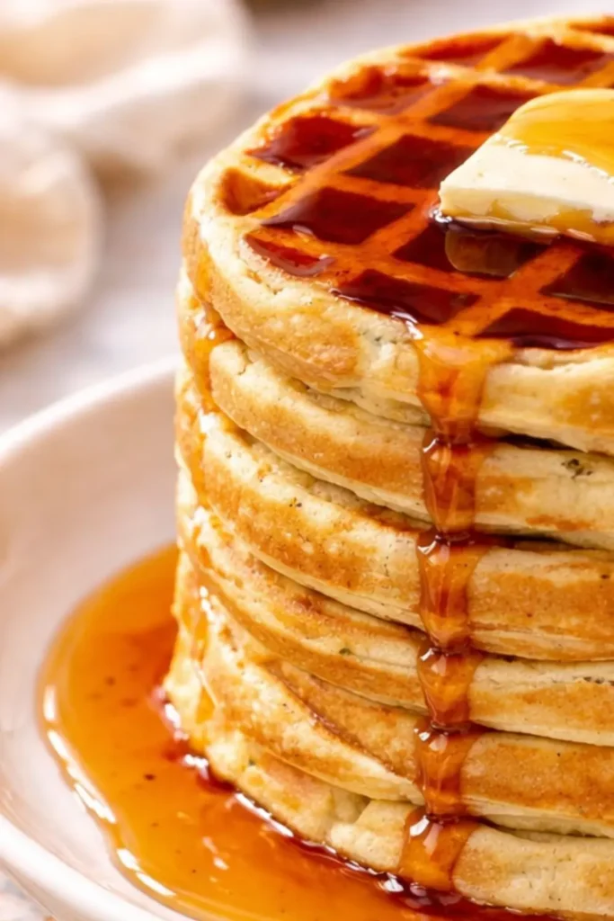 Vegan Zucchini Oat Waffles