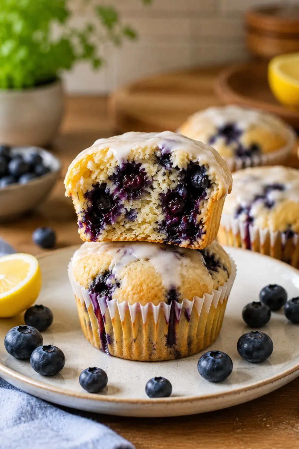 Vegan and Gluten-Free Blueberry Muffins