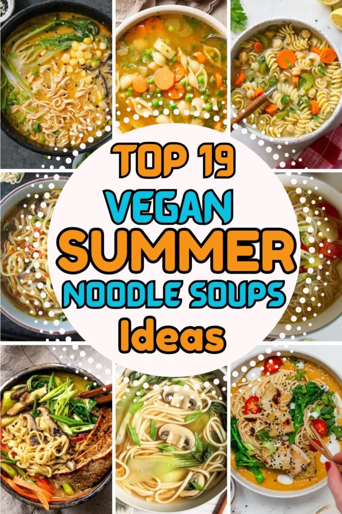 19 Vegetarian Noodle Soups